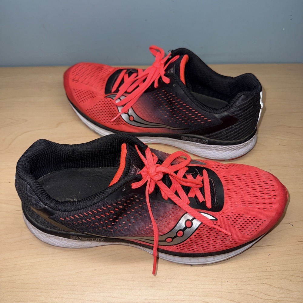 Saucony Men's Breakthru 4 Black/red S20419-35Size 11.5 Running Walking Shoes